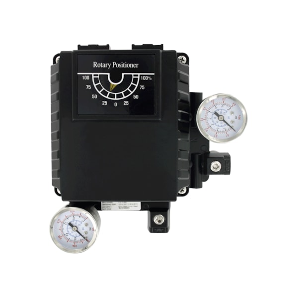 Pneumatic and electro-pneumatic positioner, 3-15 psig input, double action, aluminum enclosure